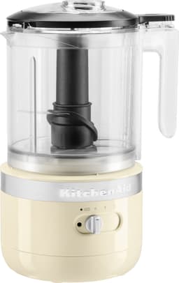 KitchenAid trådløs mini matkutter 5KFCB519EAC (kremhvit)