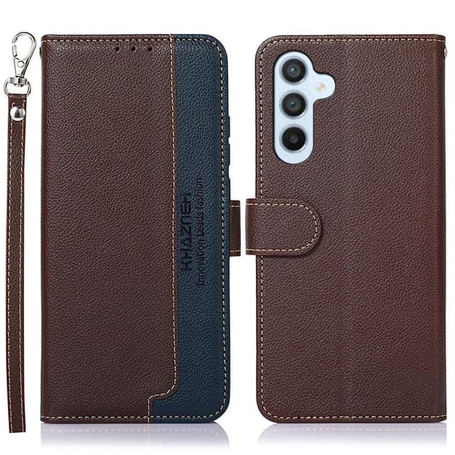 KHAZNEH Telefoncover til Samsung Galaxy A54 5G - Brun/Blå