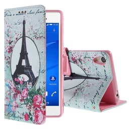 Sony Xperia Z3 Eiffeltårnet & Blomster Lommebok-deksel