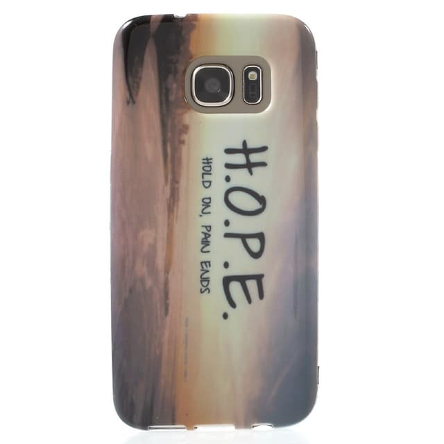 Samsung Galaxy S7 TPU skal - Hope On Pain Ends