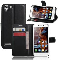 Lommebok-deksel Lenovo K5 Svart