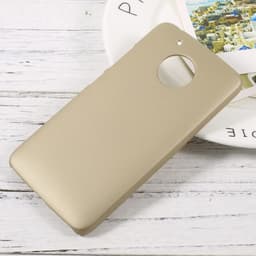 Lenovo Moto G5 Skal Plastskal Rubberized - Guld