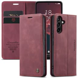 CASEME Plånboksfodral Samsung Galaxy A54 5G - VinRöd