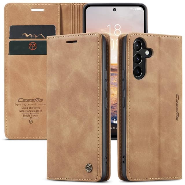CASEME Plånboksfodral Samsung Galaxy A54 5G - Brun