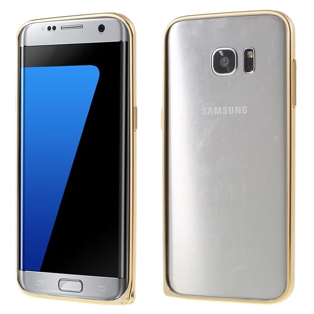 Samsung Galaxy S7 Edge LOVE MEI Aluminium Bumper Guld