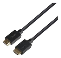 DELTACO Ultra High Speed HDMI-kabel, 3m, eARC, QMS, 8K 60Hz, 4K 120Hz, LSZH, svart
