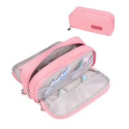 Pennfodral med stor kapacitet Rosa