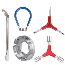 Polkupyörän puoliavaimen rengasvipu pyörän korjaussarja 5-osainen