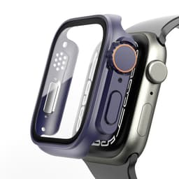 Urkasse med skærmbeskytter Apple Watch Ultra 8/7 Mørkeblå 41 mm
