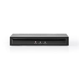 Nedis HDMI Splitter | 2-Port port(s) | HDMI -inngang | 2x HDMI -utgang | 4K@30Hz | 3.4 Gbps | Metall | Antrasitt