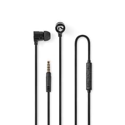 Nedis Trådbundna Hörlurar | 3.5 mm | Kabellängd: 1.20 m | Inbygd mikrofon | Volymkontroll | Silver / Svart