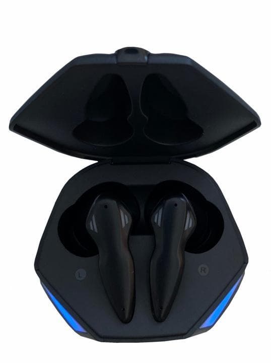 U30 Trådlösa In-Ear Gaminghörlurar med LED, Svart