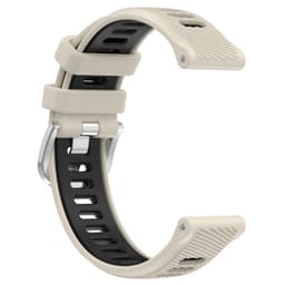 Kellon ranneke silikonia Kermanvalkoinen Garmin Forerunner 265S / 255S Music / 255S / Venu 2S / Vivomove 3S / Vivoactive 4S