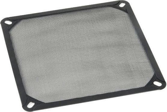 AKASA blæserfilter af aluminium, 140x140mm, sort