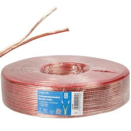 LogiLink Högtalarkabel 2x0,75 100m Tr