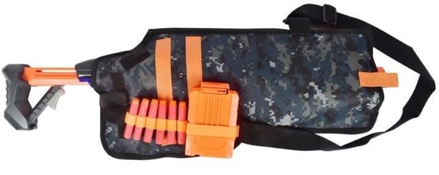 Rygghylster til Nerf, Kamouflage, Grå