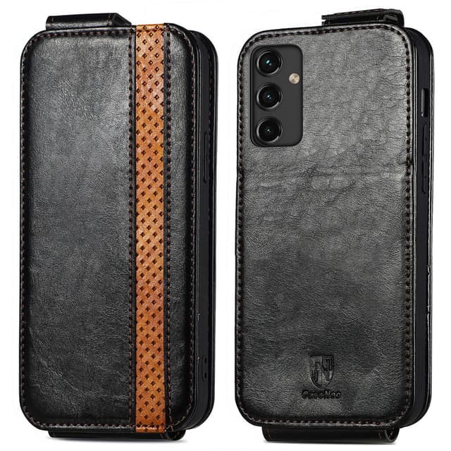 SKALO Samsung A14 4G/5G CASENEO Vertical Flip Cover - Sort