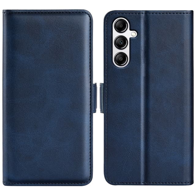 SKALO Samsung A34 5G Premium Wallet Lompakkokotelo - Sininen