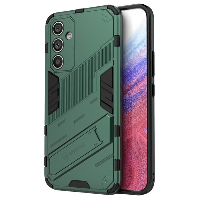 SKALO Samsung A54 5G Hybrid BIBERCAS Suojakuori - Vihreä