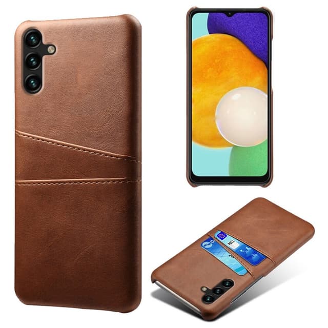 SKALO Samsung A34 5G PU-læder Kortholder Cover - Brun