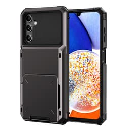 SKALO Samsung A34 5G Armor Skal Korthållare - Svart
