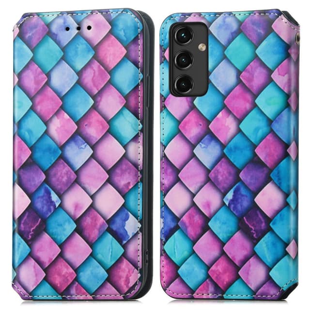 SKALO Samsung A14 4G/5G CASENEO Premium Cut Flip Cover Motiv - #1