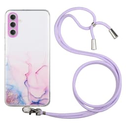 SKALO Samsung A14 4G/5G Mobilkrave Cover - Lilla