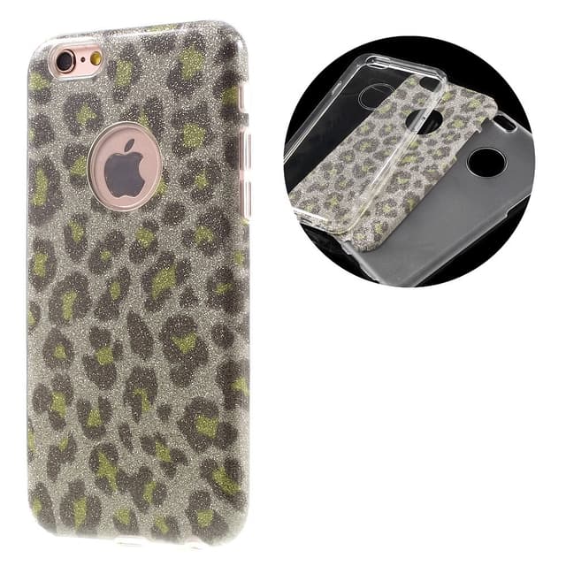 G-CASE Leopard TPU + PC Hybrid skal iPhone 6s/6 4.7 - Guld
