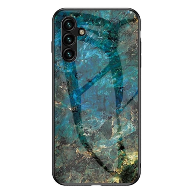SKALO Samsung A54 5G Marmori karkaistu lasi TPU-suojakuori - #1