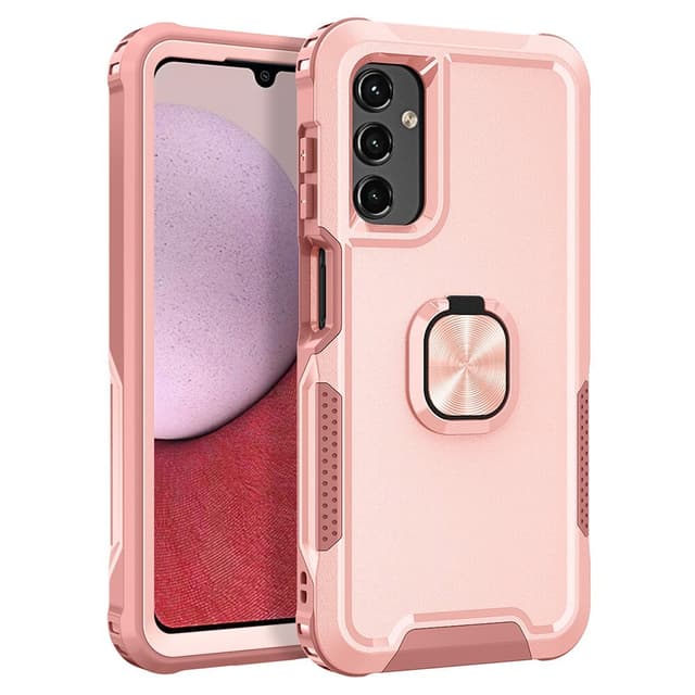 SKALO Samsung A54 5G Armor Hybrid metal ring cover - Pink