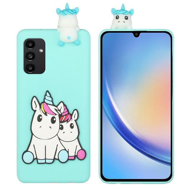 SKALO Samsung A34 5G 3D Cartoon Suojakuori