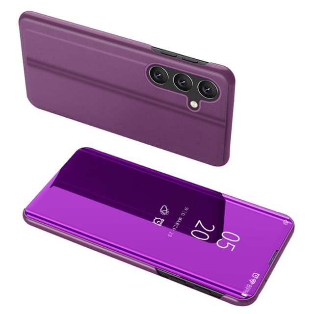 SKALO Samsung A54 5G Clear View Spegel fodral - Lila