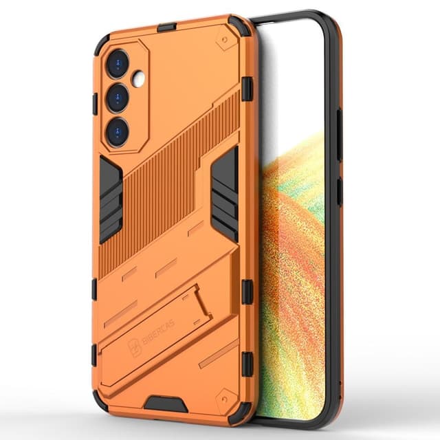 SKALO Samsung A34 5G Hybrid BIBERCAS Cover - Orange