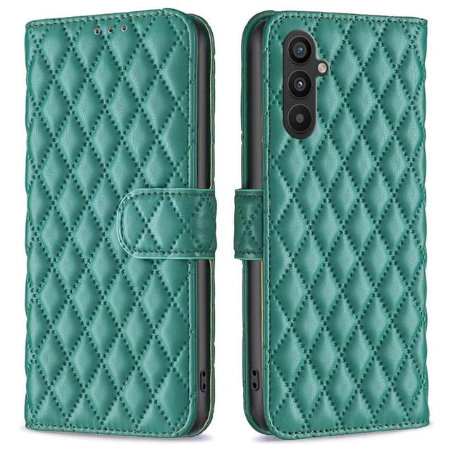 SKALO Samsung A34 5G BINFEN COLOR Quiltet Pung - Grøn