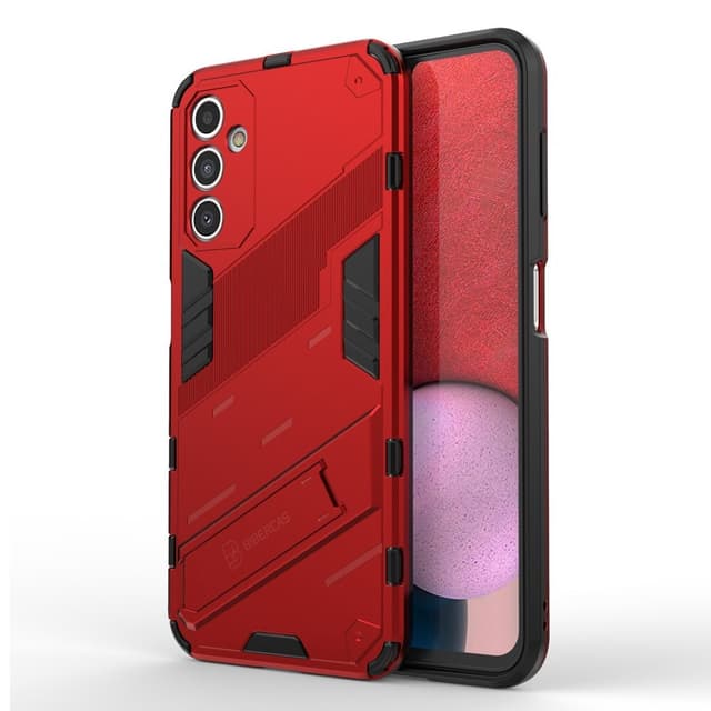 SKALO Samsung A14 4G/5G Armor Hybrid BIBERCAS Skal - Röd