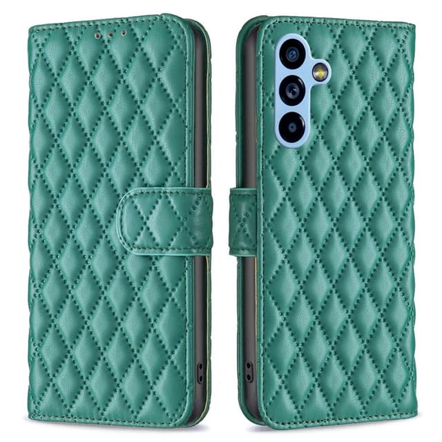 SKALO Samsung A54 5G BINFEN COLOR Quiltet Pung - Grøn