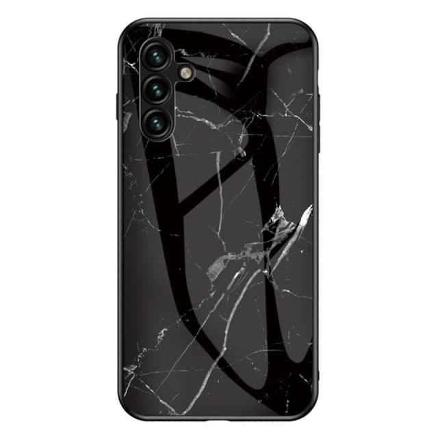 SKALO Samsung A54 5G Marmor hærdet glas TPU Cover - #4