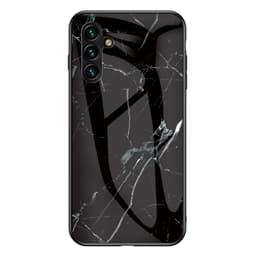 SKALO Samsung A54 5G Marmori karkaistu lasi TPU-suojakuori - #4