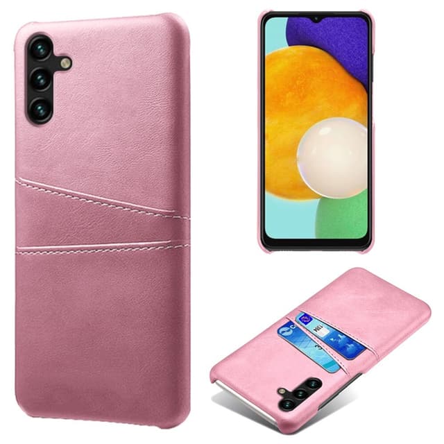SKALO Samsung A54 5G PU-læder Kortholder Cover - Rosa guld