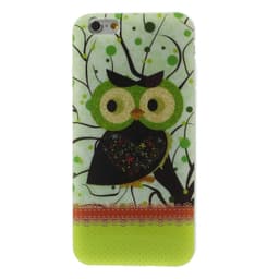 Iphone 6/6S 4.7"" TPU Skal Gentle Owl Glitter Powder