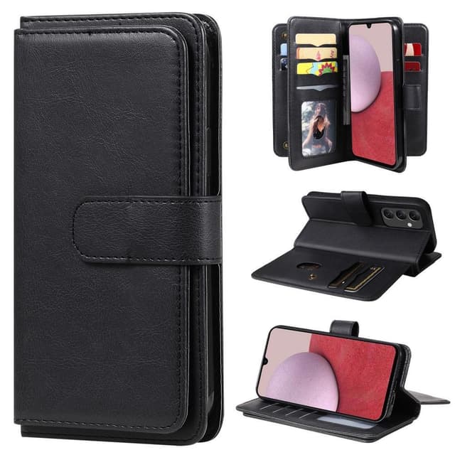 SKALO Samsung A14 5G 10-RUM Flip Cover - Sort