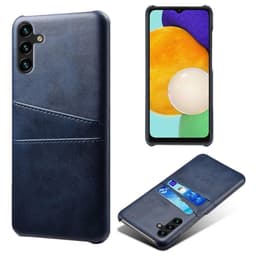 SKALO Samsung A34 5G PU-nahkainen Korttikotelo - Sininen