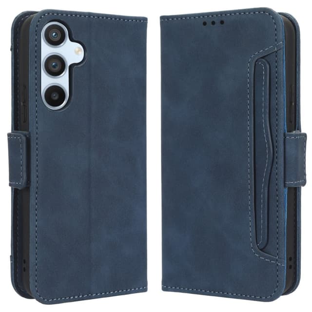 SKALO Samsung A54 5G 6-lokeroa Lompakkokotelo - Sininen