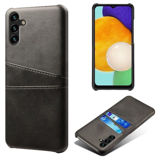 SKALO Samsung A54 5G PU-læder Kortholder Cover - Sort
