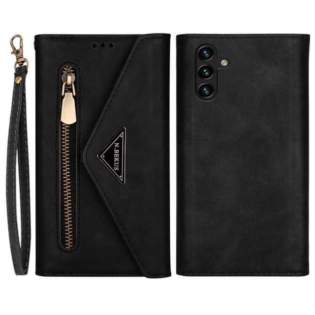 SKALO Samsung A54 5G Evelope Clutch 8-Lokeroa - Musta