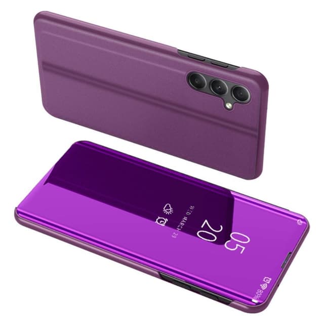 SKALO Samsung A34 5G Clear View Mirror Etui - Lilla
