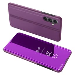 SKALO Samsung A34 5G Clear View Spegel fodral - Lila