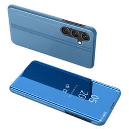 SKALO Samsung A54 5G Clear View Spegel fodral - Blå