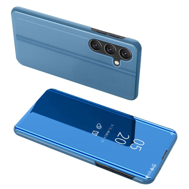 SKALO Samsung A54 5G Clear View Spegel fodral - Blå