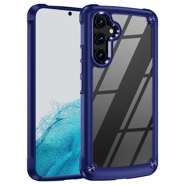 SKALO Samsung A54 5G Glossy Hybrid TPU Cover - Blå